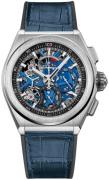 Zenith Herreur 95.9002.9004-78.R584 El Primero Skeletskåret/Gummi