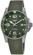 Longines Herreur L3.781.4.06.9 Hydroconquest Grøn/Gummi Ø41 mm