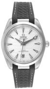 Omega 220.12.38.20.02.001 Seamaster Aqua Terra 150M Sølvfarvet/Gummi