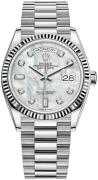 Rolex Dameur 128239-0007 Day-Date 36 Hvid/18 karat hvidguld Ø36 mm