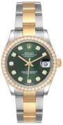 Rolex Dameur 278383RBR-0029 Datejust 31 Grøn/18 karat guld Ø31 mm