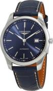 Longines Herreur L2.893.4.92.0 Master Blå/Læder Ø42 mm