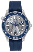 Omega Herreur 210.32.42.20.06.001 Seamaster Diver 300m Grå/Gummi