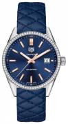 TAG Heuer Dameur WAR1114.FC6391 Carrera Lady Blå/Læder Ø39 mm