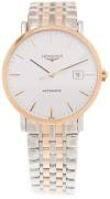 Longines Herreur L4.910.5.12.7 Elegant Hvid/Rosaguldtonet stål Ø39
