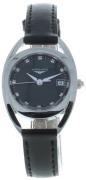 Longines Dameur L6.136.4.57.0 Equestrian Sort/Læder Ø26 mm