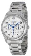 Longines Herreur L2.759.4.78.6 Master Sølvfarvet/Stål Ø42 mm