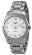 Longines Herreur L2.785.4.76.6 Conquest Sort/Stål Ø40 mm