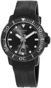Tissot Herreur T120.407.37.051.00 Seastar 1000 Sort/Gummi Ø43 mm