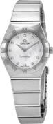 Omega Dameur 131.10.25.60.55.001 Constellation Quartz 25Mm Hvid/Stål