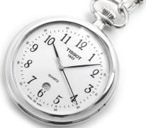 Tissot T82.6.550.12 T-Pocket Lepine Quartz Hvid Ø48.68 mm