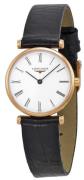Longines Dameur L4.209.1.91.2 Grande Classique Hvid/Læder Ø24 mm