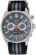 Seiko Herreur SSB409P1 Classic Blå/Tekstil Ø41 mm