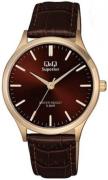Q&Q Herreur S278J102Y Classic Rød/Læder Ø40 mm