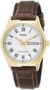 Casio Herreur MTP-V006GL-7BUDF Hvid/Læder Ø38 mm