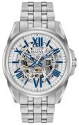 Bulova Herreur 96A187 Bracelet Hvid/Stål Ø43 mm