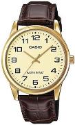 Casio Herreur MTP-V001GL-9BUDF Classic Guldfarvet/Læder Ø38 mm