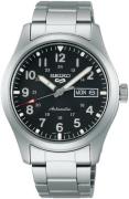 Seiko 5 Sports Herreur SRPG27K1 Sort/Stål Ø39.4 mm
