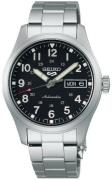 Seiko 5 Sports Herreur SRPJ81K1 Sort/Stål Ø36 mm