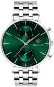 Gant Herreur G121018 Park Hill Grøn/Stål Ø44 mm