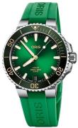 Oris Herreur 01 400 7769 4127-07 4 22 77FC Aquis Grøn/Stål Ø41.5 mm