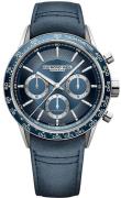 Raymond Weil Herreur 7741-SC3-50021 Freelancer Blå/Læder Ø43.5 mm