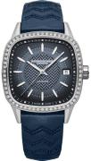 Raymond Weil Dameur 2490-SCS-50051 Freelancer Blå/Læder 34.5x34.5 mm