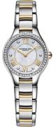 Raymond Weil Dameur 5124-S2P-00966 Noemia Hvid/Gul guldtonet stål