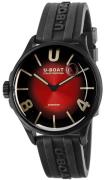 U-Boat Herreur 9501 Darkmoon Rød/Gummi Ø40 mm