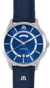 Maurice Lacroix Herreur PT6358-SS004-431-4 Pontos Blå/Tekstil Ø40.5