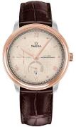 Omega Herreur 434.23.41.21.09.001 De Ville Prestige Champagne/Læder