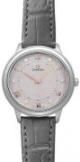Omega Dameur 434.13.30.60.56.001 De Ville Prestige Grå/Læder Ø30 mm