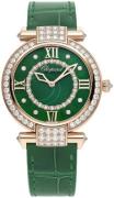 Chopard Dameur 385377-5002 Imperiale Grøn/Læder Ø36 mm
