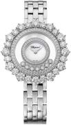 Chopard Dameur 209437-1601 Happy Diamonds Sølvfarvet/18 karat