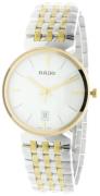 Rado R48912023 Florence Hvid/Gul guldtonet stål Ø38 mm