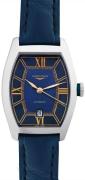 Longines Dameur L2.142.4.96.2 Evidenza Blå/Læder