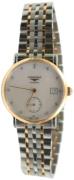 Longines Dameur L4.312.5.87.7 Elegant Hvid/18 karat rosa guld Ø34.5