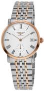 Longines Dameur L4.312.5.11.7 Elegant Hvid/18 karat rosa guld Ø34.5