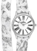 Omega Dameur 428.17.26.60.04.002 De Ville Mini Tresor Hvid/Læder