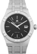 Maurice Lacroix Dameur AI1108-SS002-330-1 Aikon Sort/Stål Ø40 mm