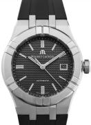 Maurice Lacroix Herreur AI6007-SS000-330-2 Aikon Sort/Gummi Ø39 mm