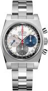 Zenith Herreur 03.A384.400-3817.M3817 El Primero Hvid/Stål Ø37 mm