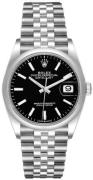 Rolex Herreur 126200-0003 Datejust 36 Sort/Stål Ø36 mm