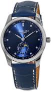 Longines Herreur L2.909.4.97.0 Master Blå/Læder Ø40 mm