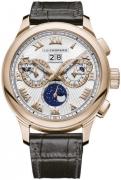 Chopard Herreur 161973-5002 L.U.C Sølvfarvet/Læder Ø45 mm