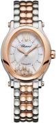 Chopard Dameur 278602-6002 Happy Sport Sølvfarvet/18 karat rosa guld