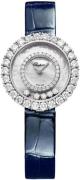 Chopard Dameur 205369-1001 Happy Diamonds Hvid/Læder Ø28.6 mm