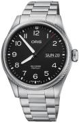 Oris Herreur 01 752 7760 4164-07 8 22 08 Aviation Sort/Stål Ø44 mm