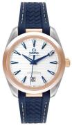 Omega 220.22.38.20.02.001 Seamaster Aqua Terra 150M Sølvfarvet/Gummi