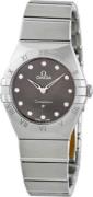 Omega Dameur 131.10.28.60.56.001 Constellation Quartz 28Mm Grå/Stål